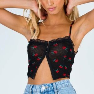 Hook and Eye Tank in Black